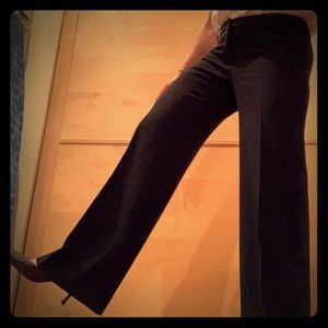 Black, wide leg dress pants, Ann Taylor